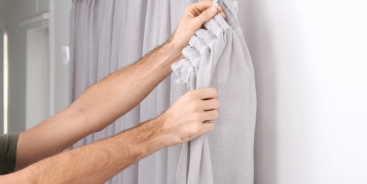 Lavanderia de cortina